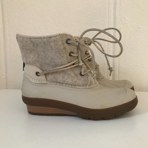 Sperry Saltwater Tide Wedge Boot (barely used) - Picture 4 of 4